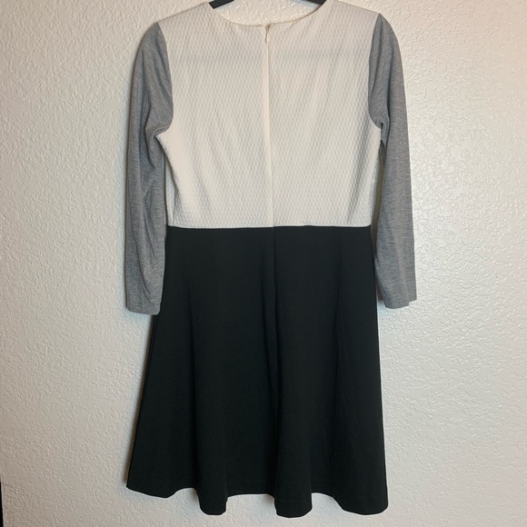 Loft: White Quilted Top Black A like Skirt Fall 6 - Picture 5 of 6